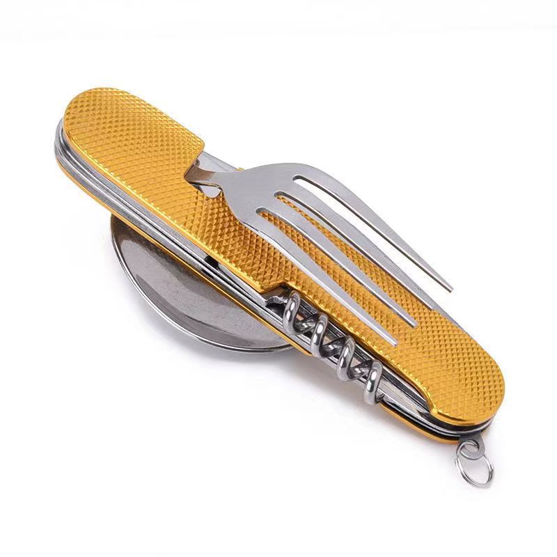 Stainless Steel Folding And Detachable Multifunctional Tableware